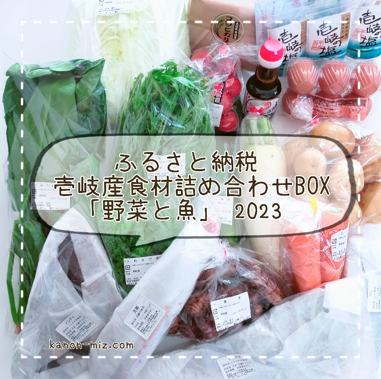 【ふるさと納税『壱岐産食材詰め合わせBOX「野菜と魚」 』】